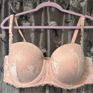 Torrid Blush Lace Strapless Bra